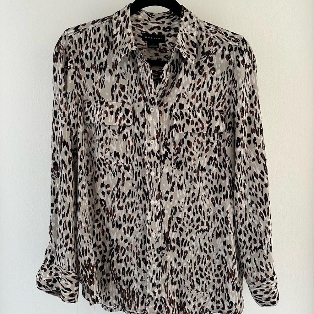 Investments Animal Print Blouse